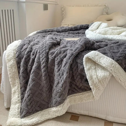 Noemi – Couverture en jacquard Berber en double épaisseur