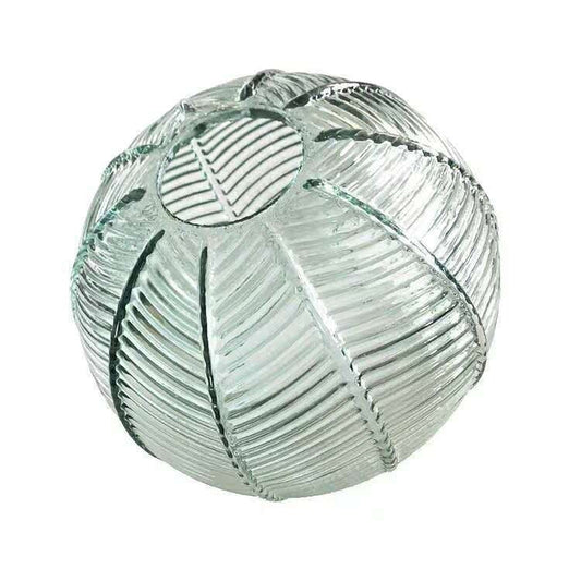 Aveline – Suspension en verre avec motif de feuille