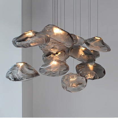 Inari – Lustre en verre nordique