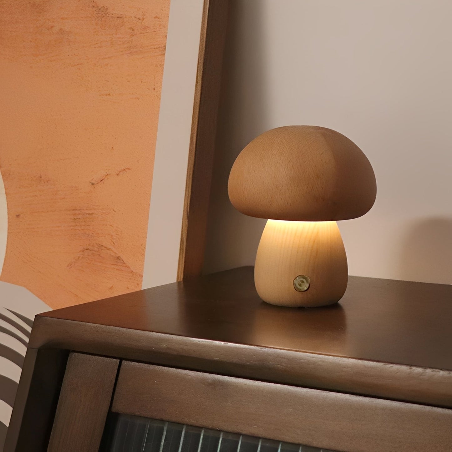 Misty – Lampe de table en forme de champignon