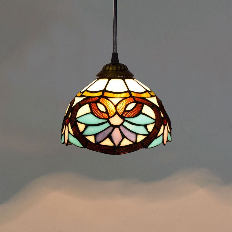 Roku – Lustre Méditerranéen en Verre Coloré