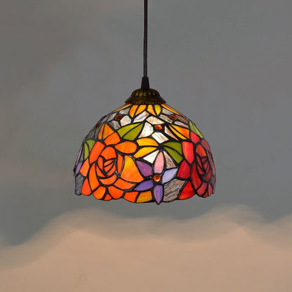 Roku – Lustre Méditerranéen en Verre Coloré