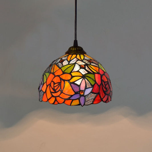 Roku – Lustre Méditerranéen en Verre Coloré