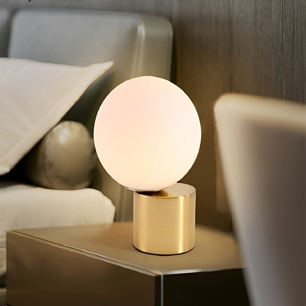 Alex – Lampe de table en verre nordique moderne