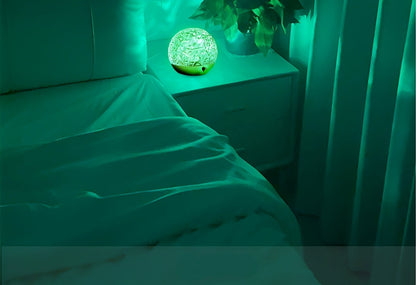 Lyra – Lumière d'ambiance en cristal avec projection de vagues d'eau