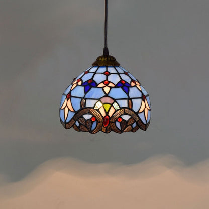 Roku – Lustre Méditerranéen en Verre Coloré
