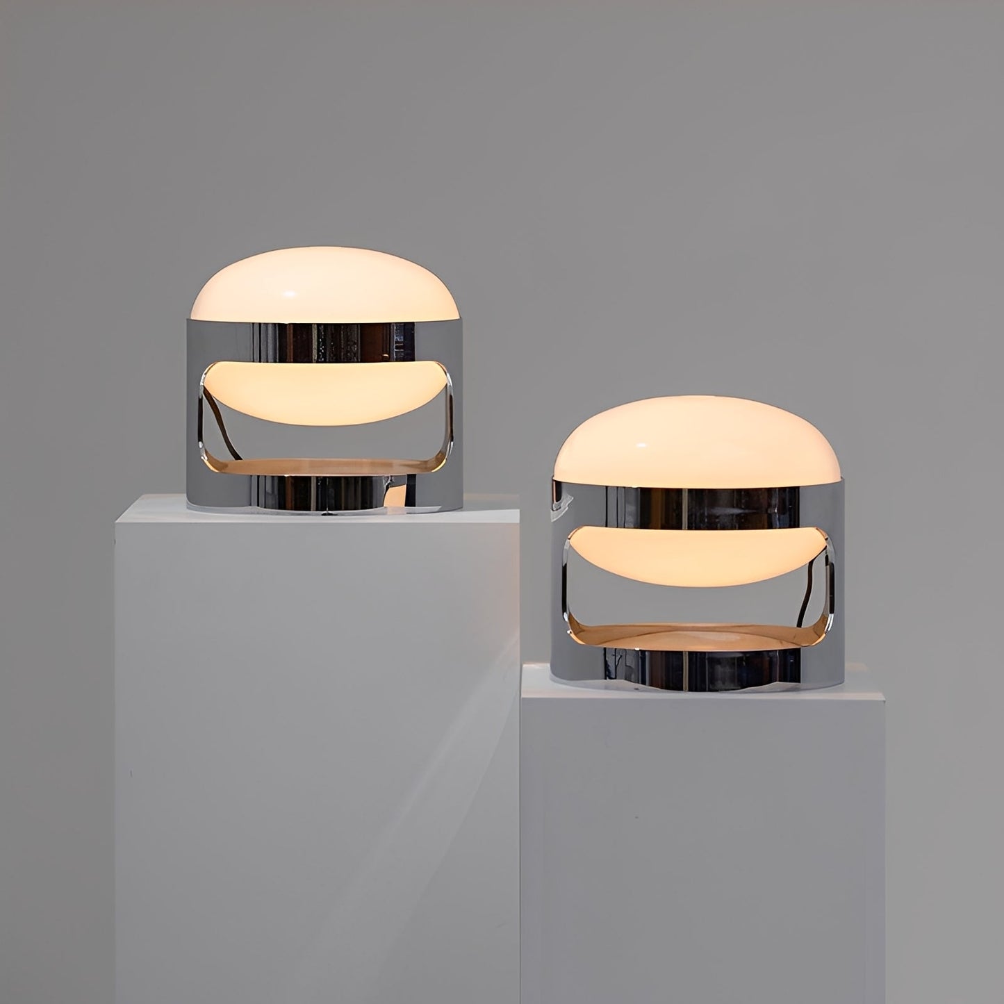 Lior – Lampe de table en acier inoxydable dans un style luxe moderne
