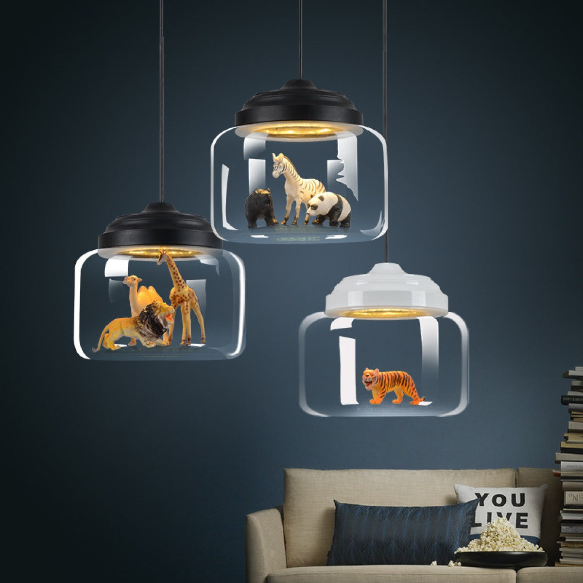 Mochiko – Lampe en verre pour chambre d'enfant