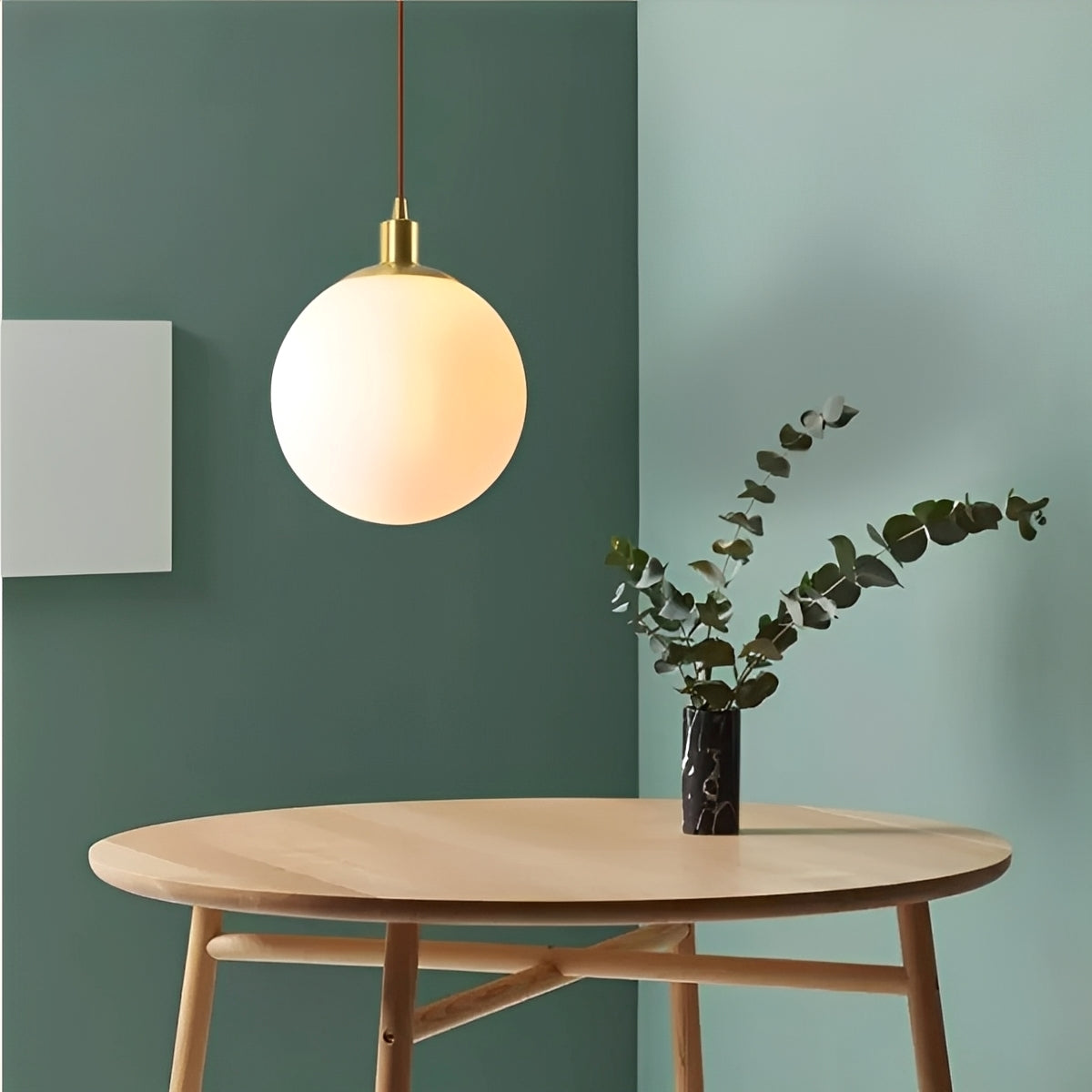 Ariane – Suspension Nordique en Verre Sphère