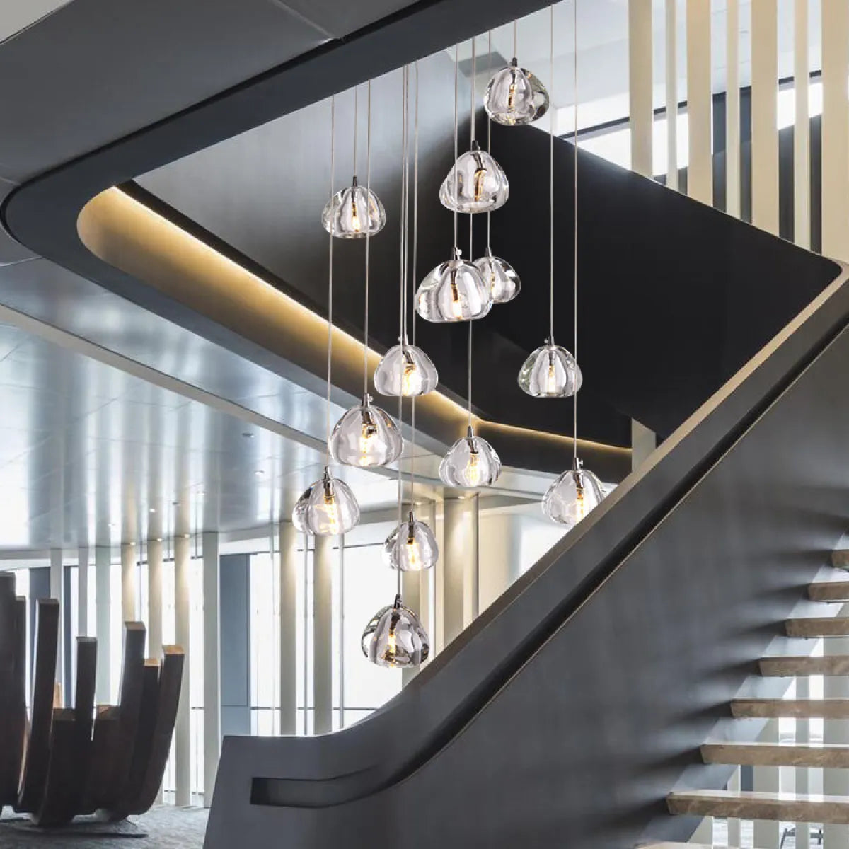 Ivan – Suspension en cristal et verre