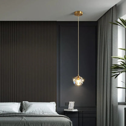 Jiren – Suspension LED élégante en cristal