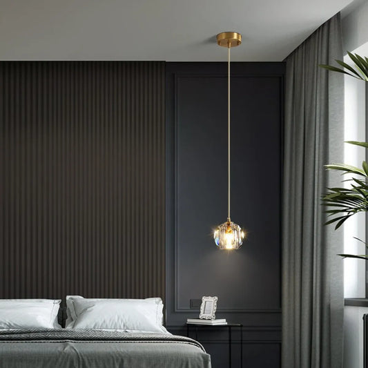 Jiren – Suspension LED élégante en cristal