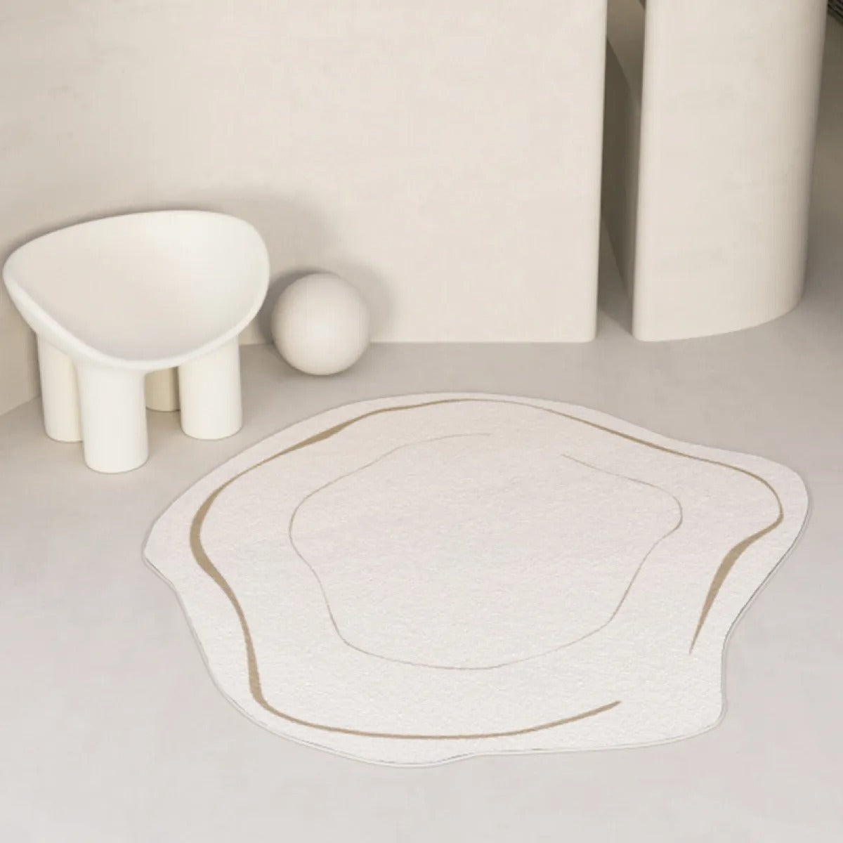 Ivara – Tapis en peluche géométrique