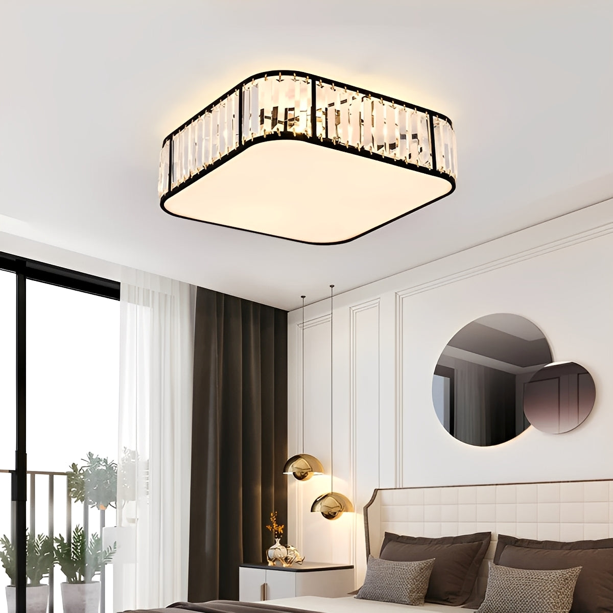 Geah – Plafonnier Cristal Moderne