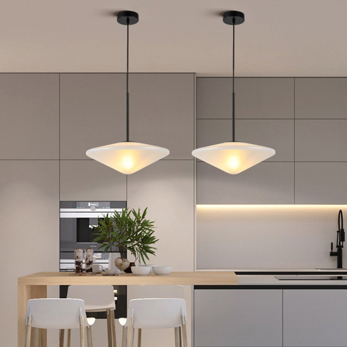 Lerio – Lustre en Verre UFO Nordique Post-Moderne