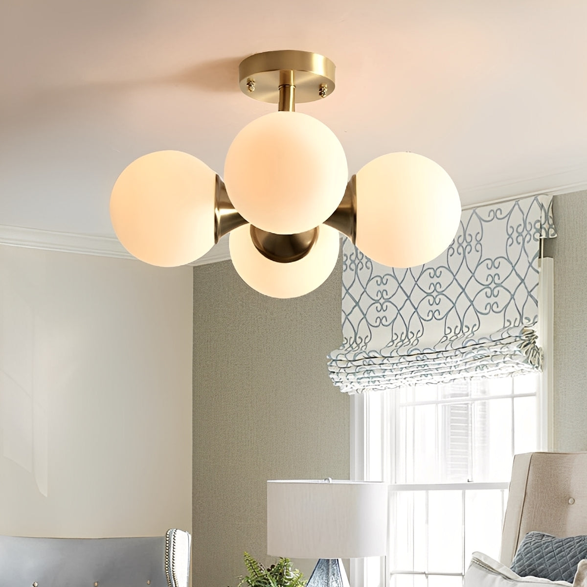 Jairus – Lustre en verre Art Déco
