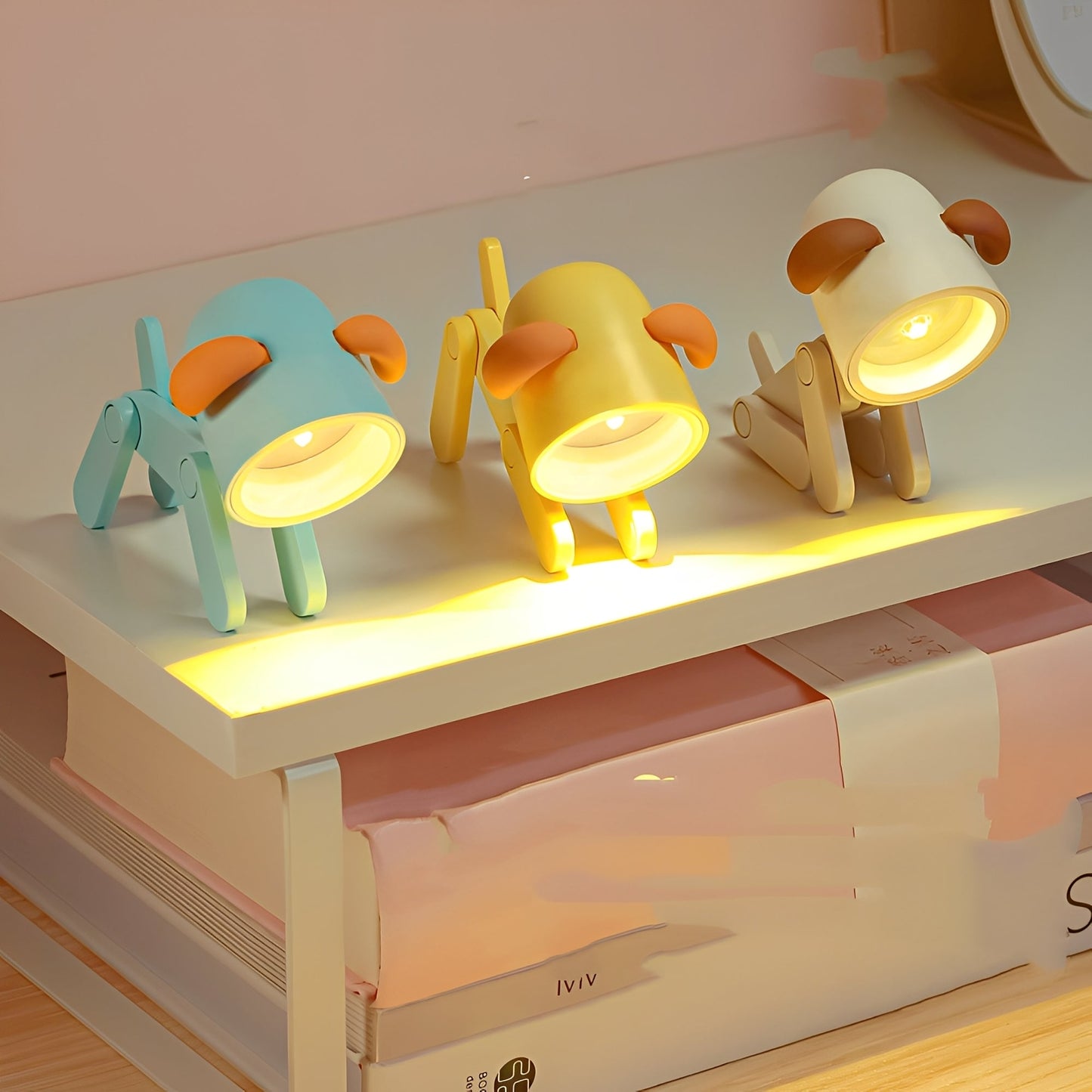 Nino – Lampe de nuit LED fait main