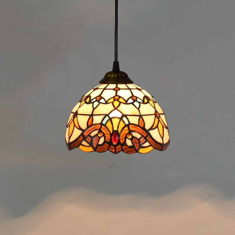 Roku – Lustre Méditerranéen en Verre Coloré