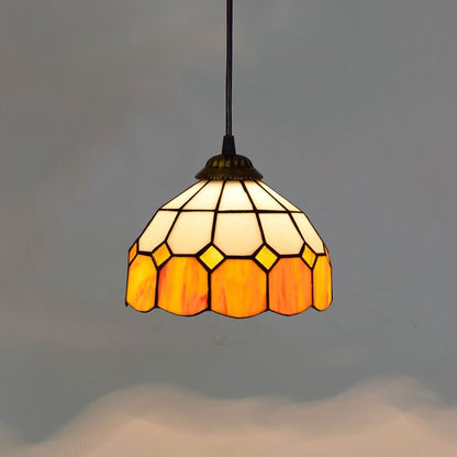 Roku – Lustre Méditerranéen en Verre Coloré
