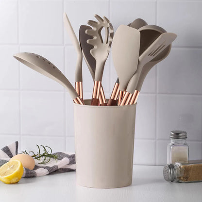 Leona – Set d'ustensiles de cuisine en silicone