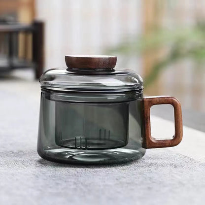 Leandro – Tasse en verre borosilicate moderne