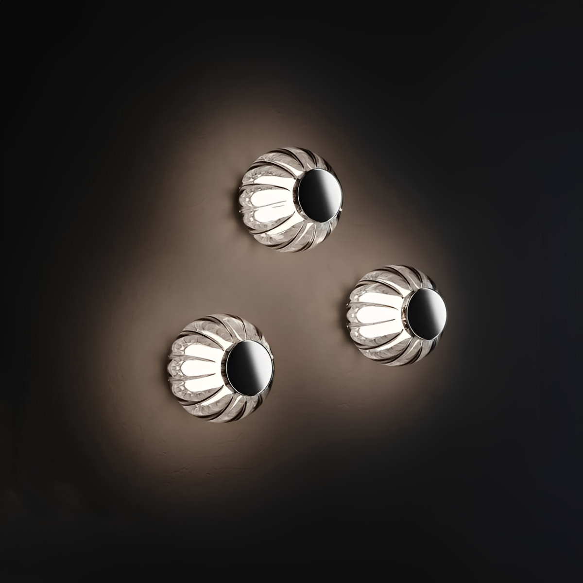 Perla – Applique murale en verre avec design perles
