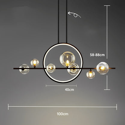 Luneo – Suspension en verre postmoderne