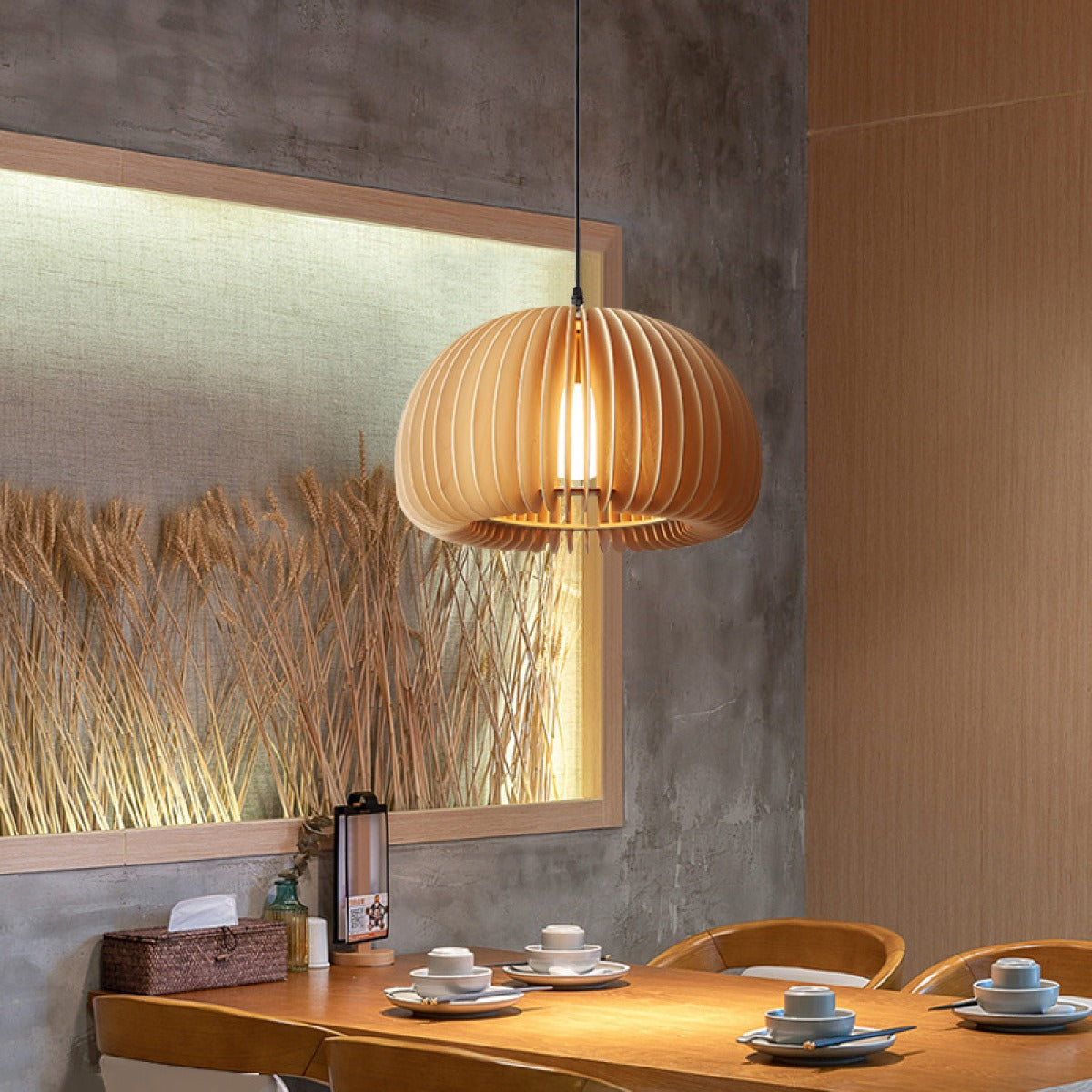 Fergy – Lampe de plafond rétro style japonais
