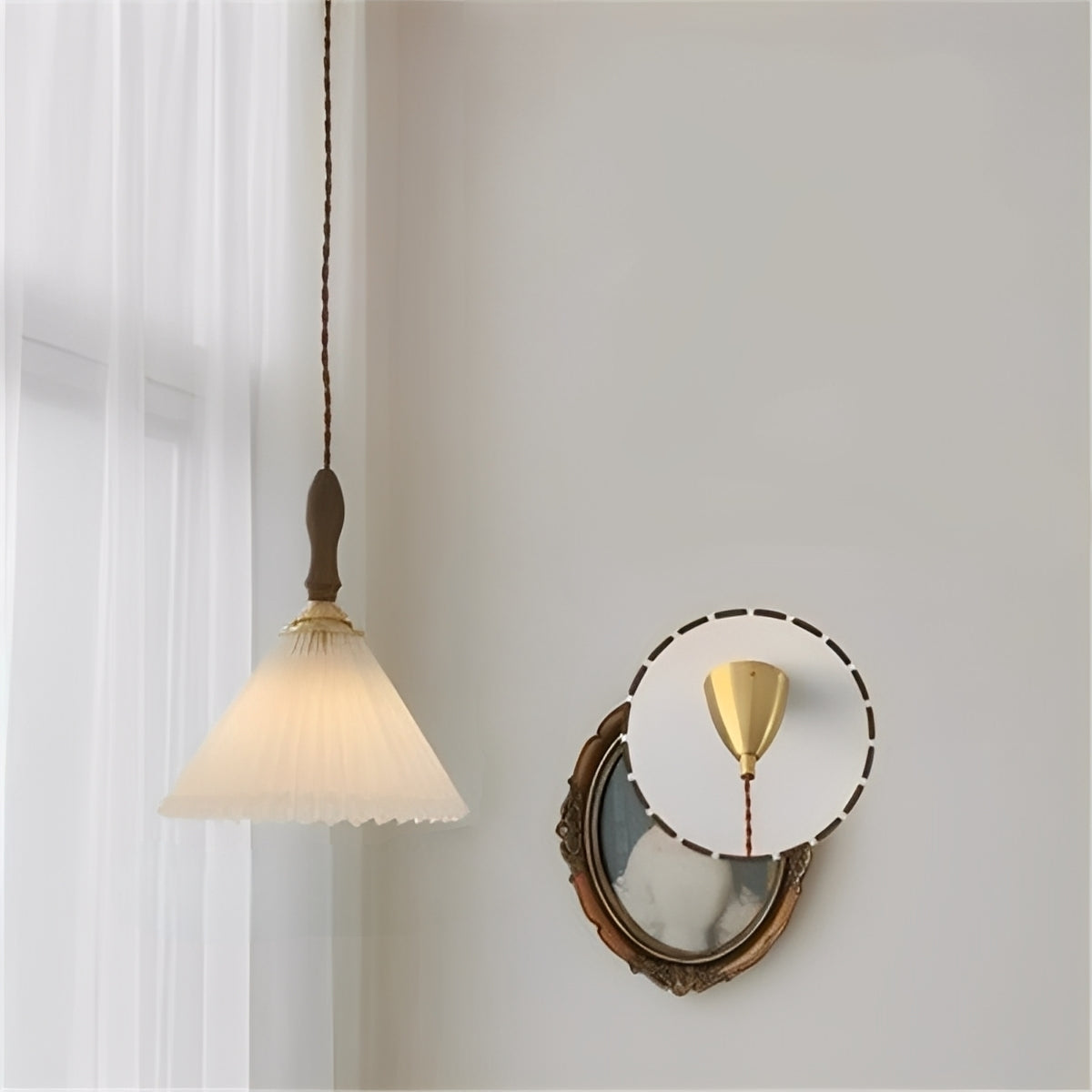Kaito – Lampe suspendue et applique japonaise rétro