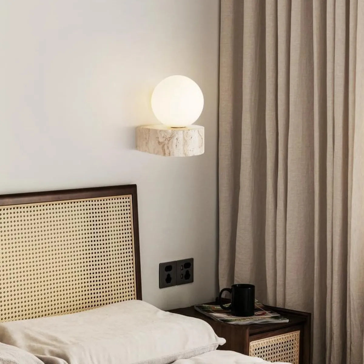 Eiryn – Applique murale de style crème