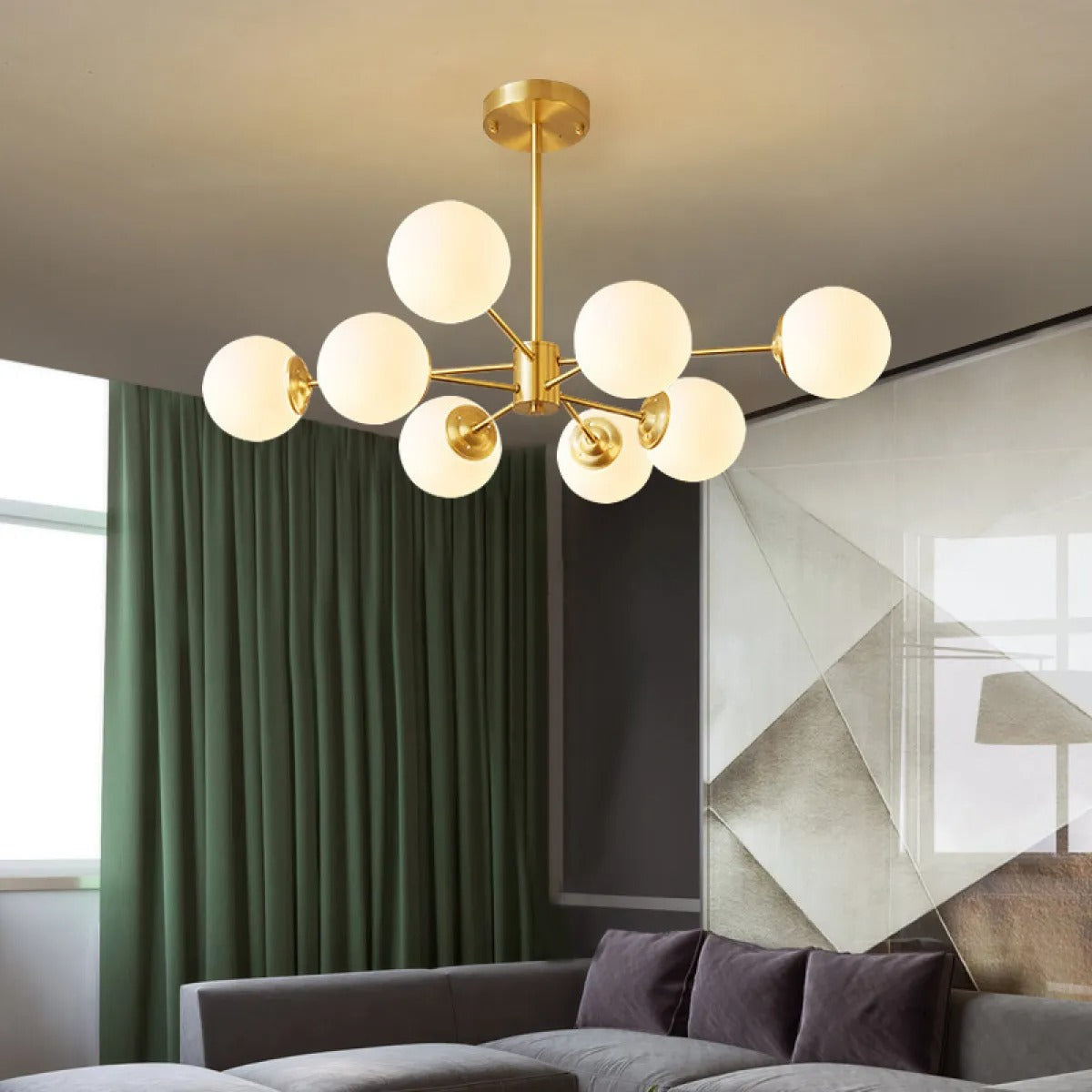 Phil – Suspension Moderne en Cuivre
