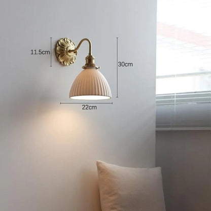 Suri – Applique Murale Boule en Céramique Nordique
