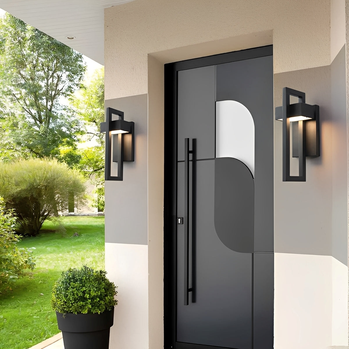 Avero – Applique murale extérieure LED moderne