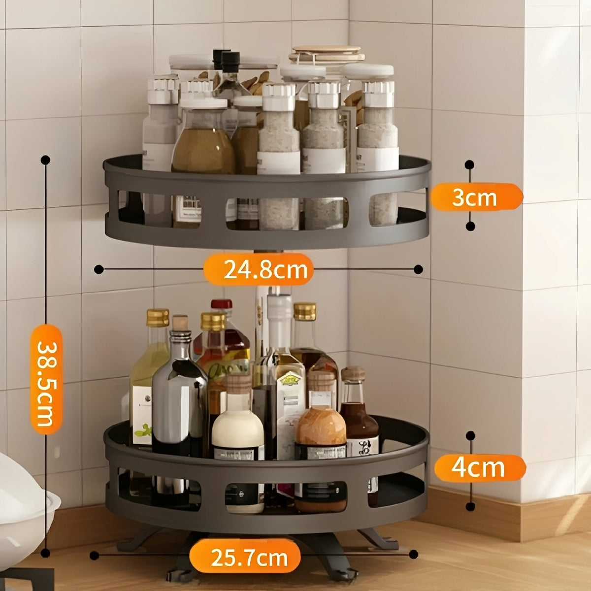 Rotara – Étagère à épices de cuisine rotative