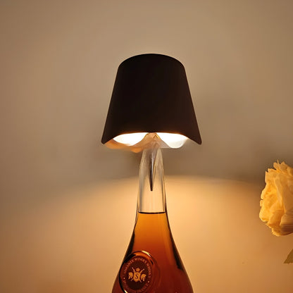 Mina – Lampe de table rechargeable bouteille de vin