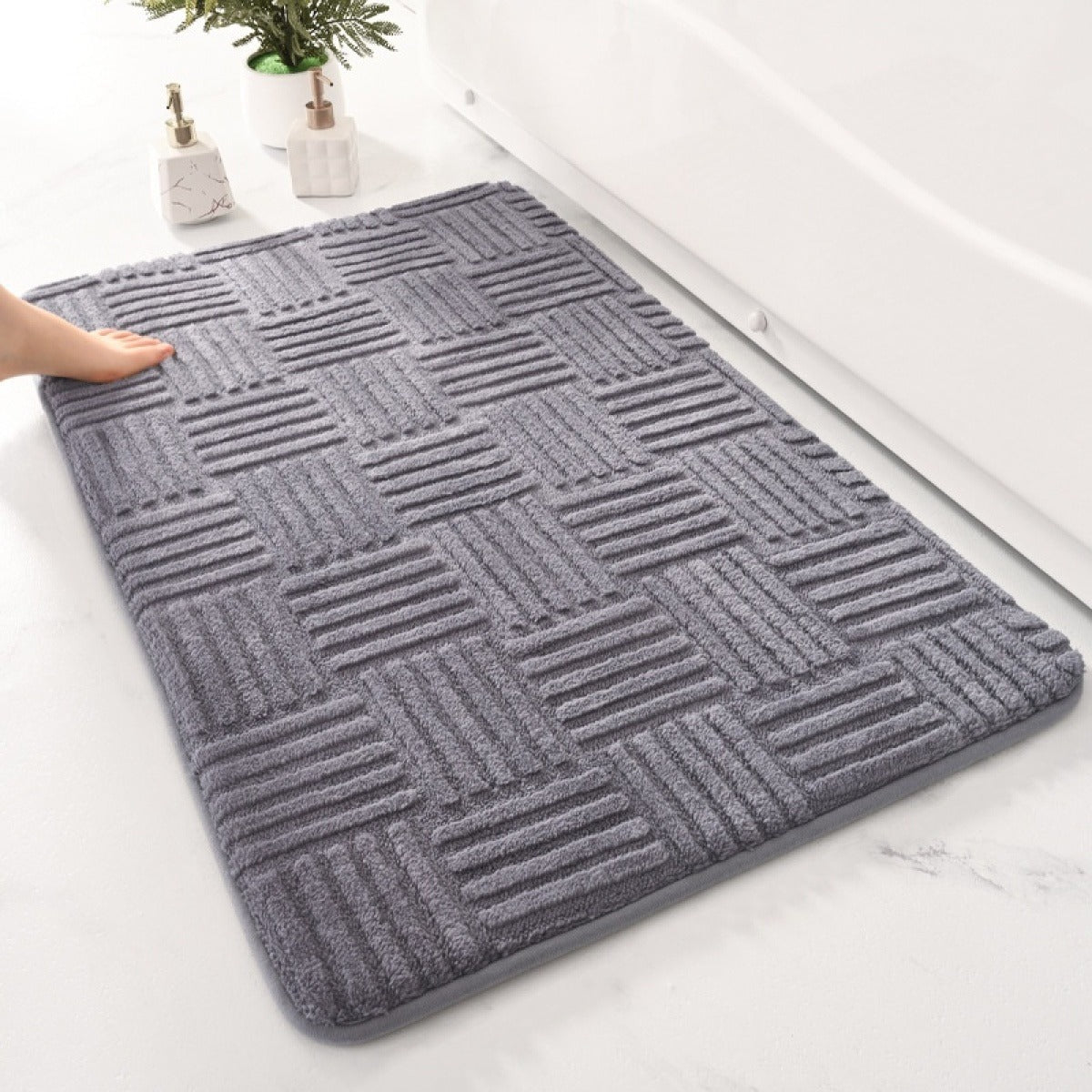 Arcadia – Tapis de Bain Épais Antidérapant