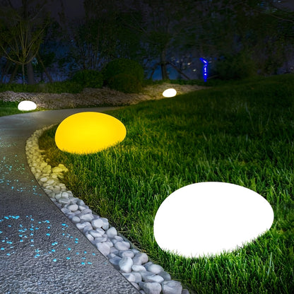 Sakura – Lampe de jardin solaire LED en pierre