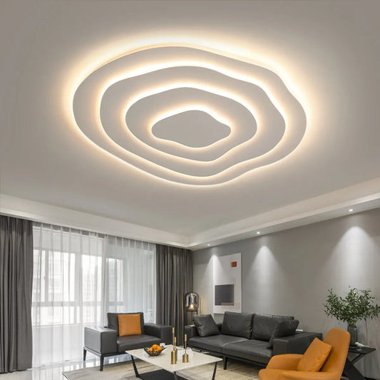 Ondara – Lampe de plafond LED avec structure en vagues