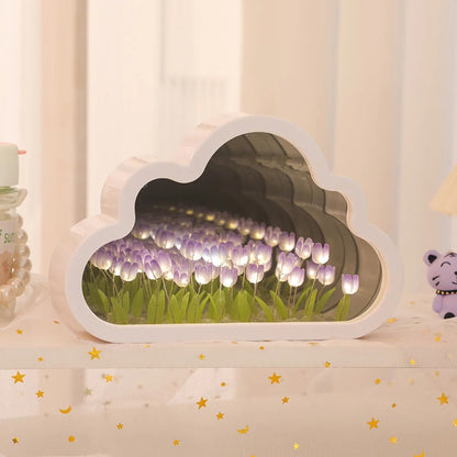 Luma – Lampe de nuit en forme de fleur, tulipes colorées