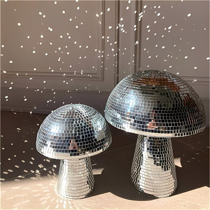 MiraMush – Lampe champignon fait main en verre miroir