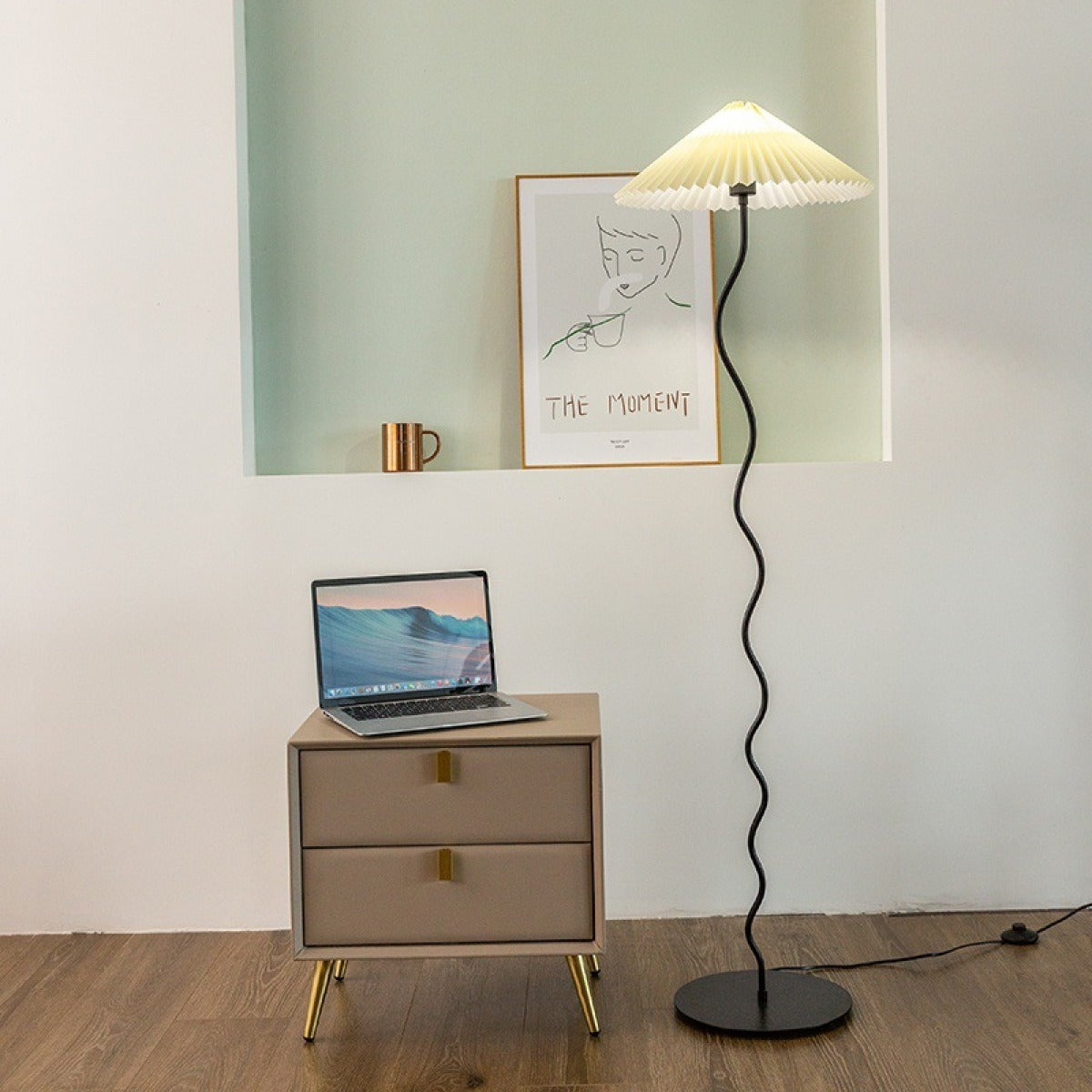 Hana – Lampe Minimaliste Japonaise