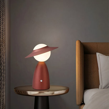 LumiElite – Lampe de table en métal créative avec charge USB