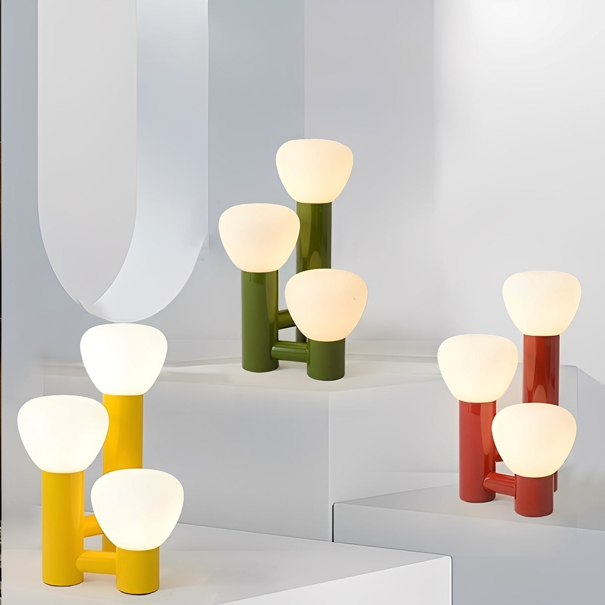 Mirella – Lampe de table en forme de champignon créatif