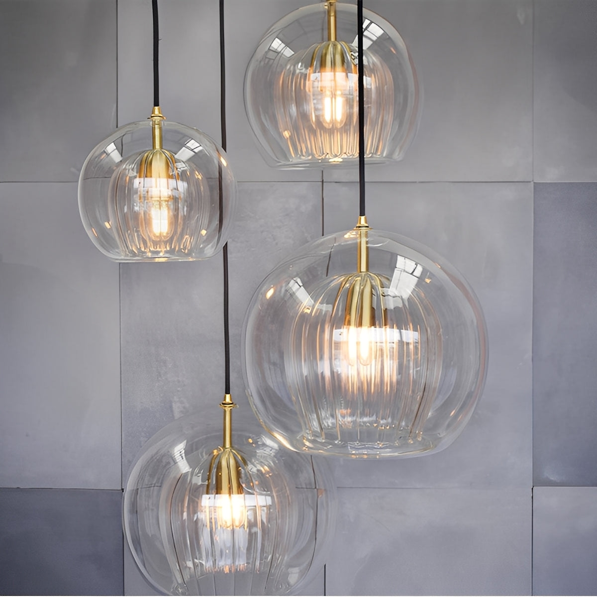 Perry – Lustre en verre créatif