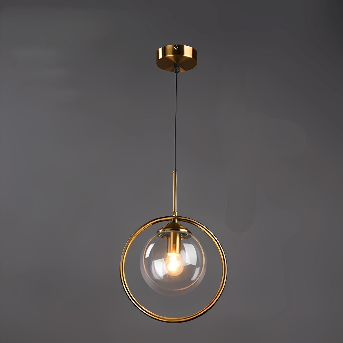 Elvara – Suspension en verre avec lumière unique