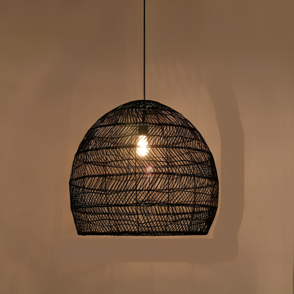 Livia – Suspension en rotin pastoral