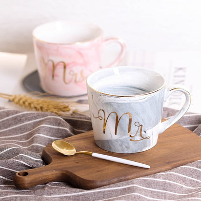 Maris – Tasse en céramique marbrée nordique
