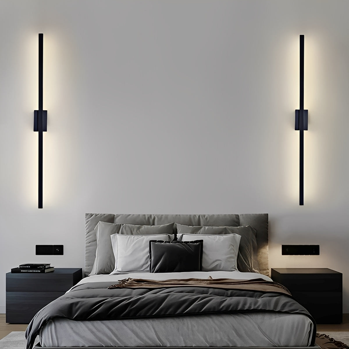 Yela – Applique Murale Minimaliste à Barres Lumineuses