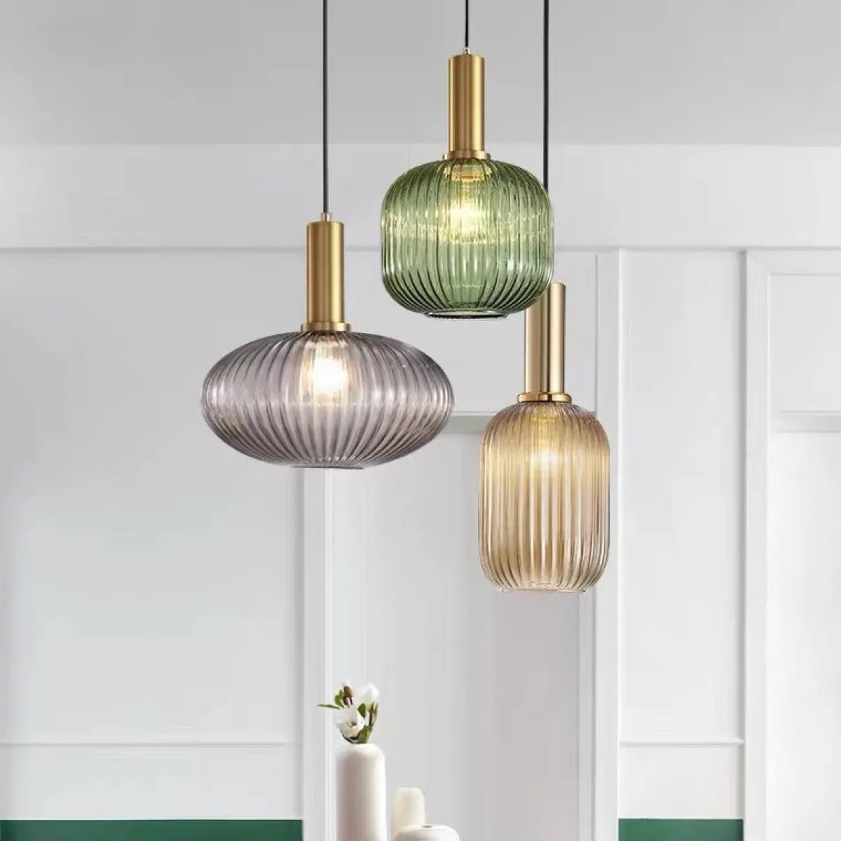 Elinor – Suspension nordique en verre