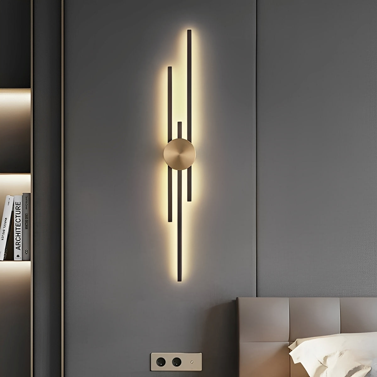 Ray – Élégante Lampe Murale en Cuivre